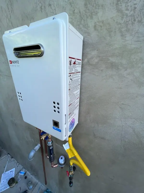 Tankless water heater installation for Texas Christian University homes