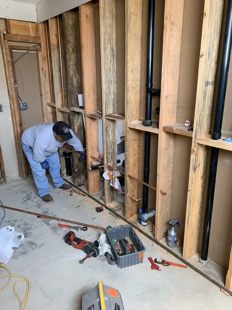 Commercial rough-in plumbing for Commercial Plumbing in Texas Christian University